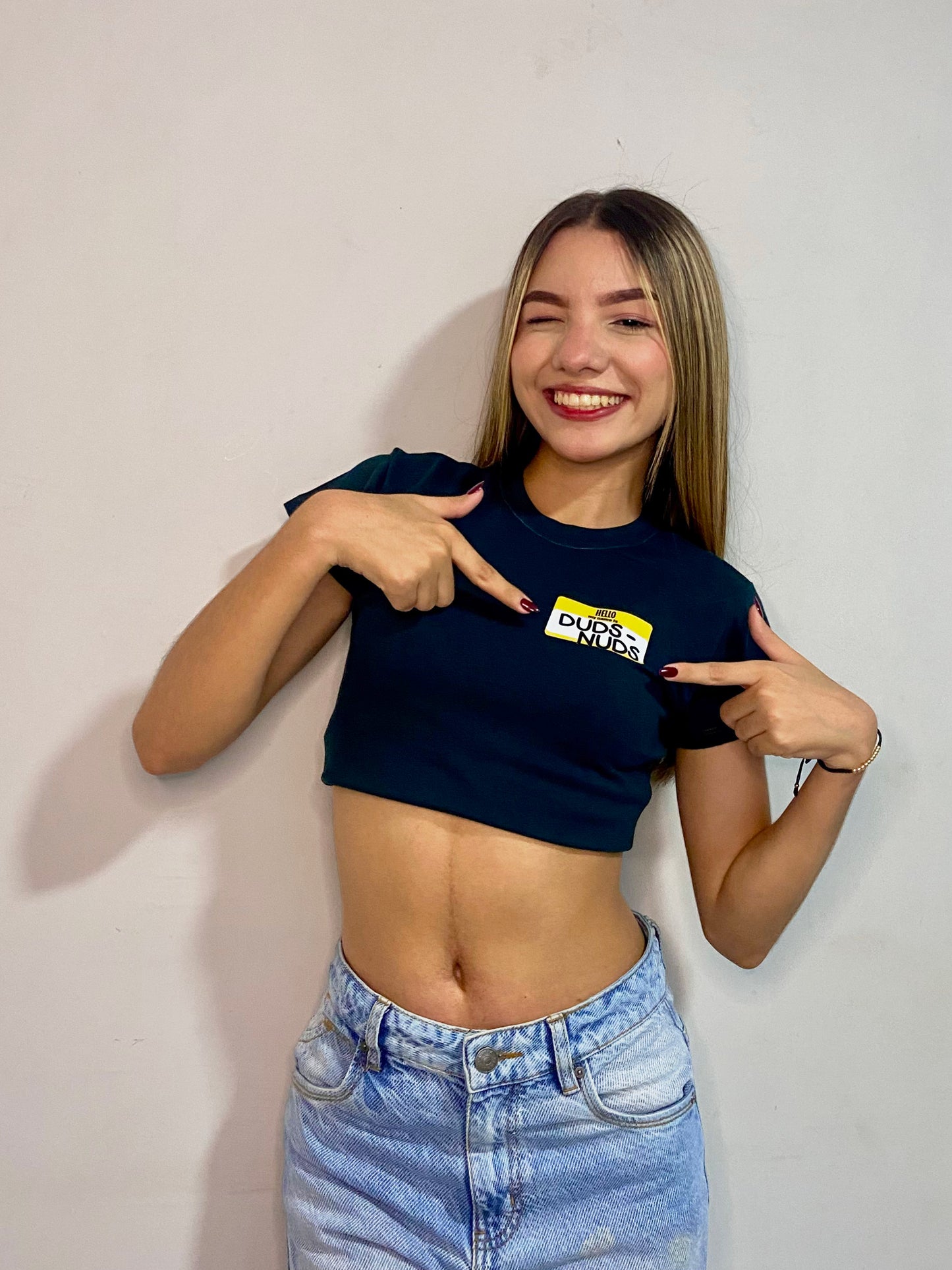 HELLO CROP TOP